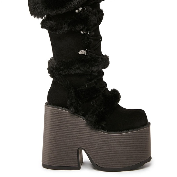 Demonia PURE VIGILANCE 2.0 PLATFORM BOOTS - Picture 2 of 8